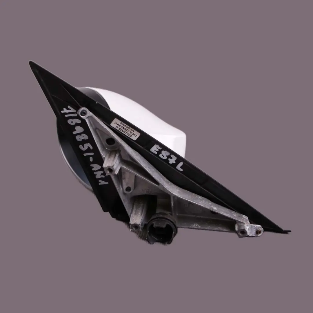 BMW 1 Series 1 E87 Left Heated Passenger Wing Mirror N/S Alpinweiss White 300 - SKU rhd-7189851-AW1 - Part number 7189851