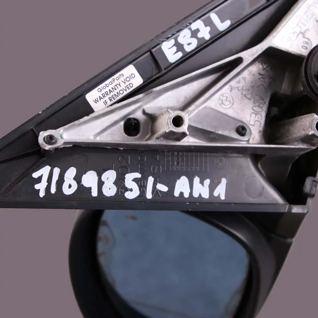 Left Heated Passenger Wing Mirror N/S Alpinweiss White 300 to BMW 1 Series 1 E87 with Part number 7189851 BMW 1 Series 1 E87 Left Heated Passenger Wing Mirror N/S Alpinweiss White 300 - SKU rhd-7189851-AW1 - Part number 7189851