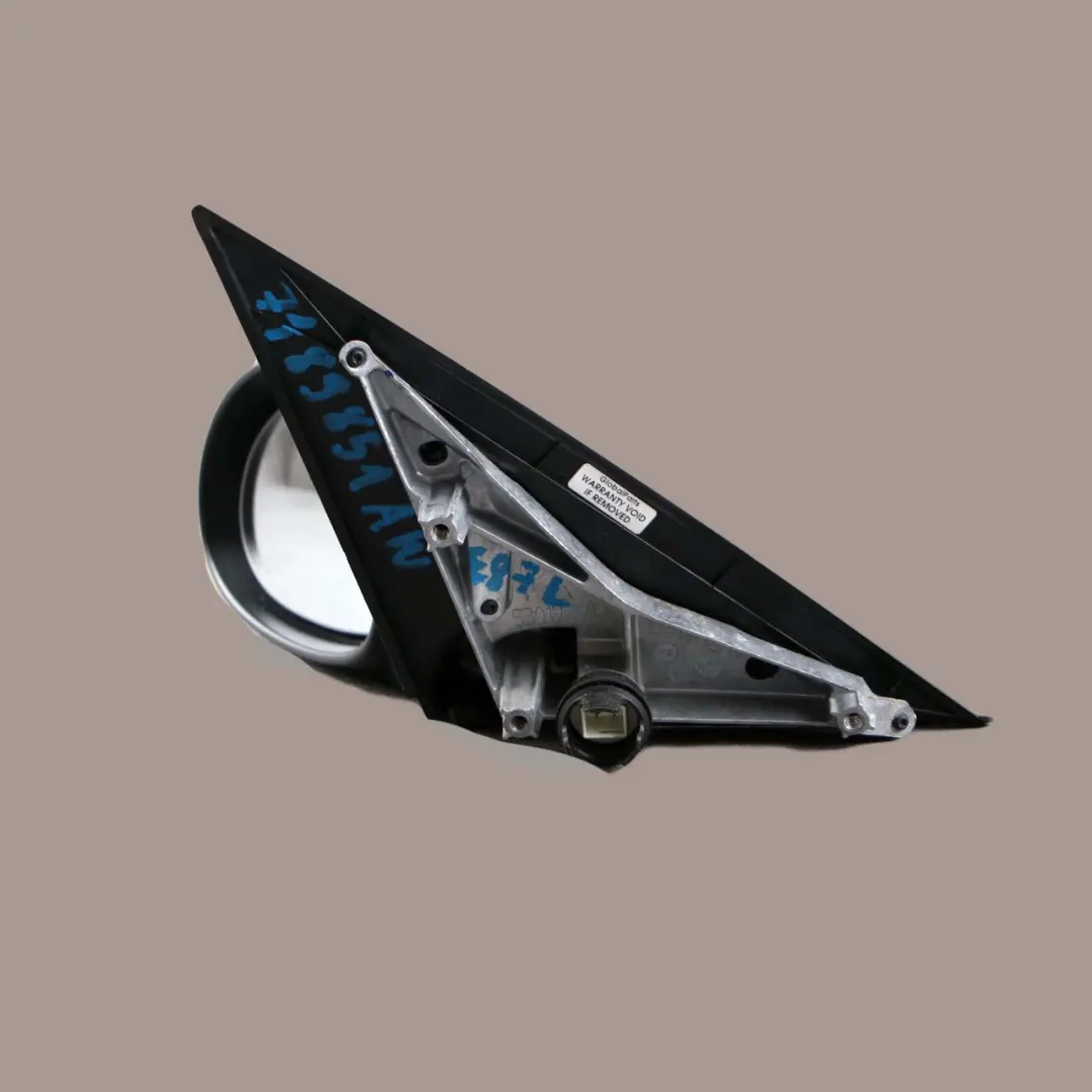 Left Heated Passenger Wing Mirror N/S Alpinweiss White 300 to BMW 1 Series E87 with Part number 7189851 BMW 1 Series E87 Left Heated Passenger Wing Mirror N/S Alpinweiss White 300 - SKU rhd-7189851-AW - Part number 7189851