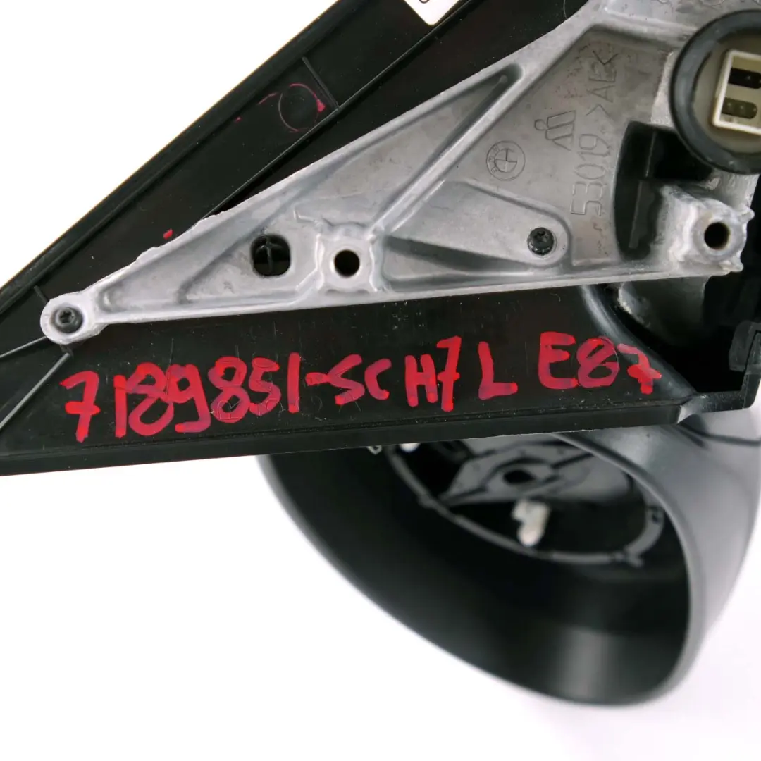 Wing Mirror Door BMW E87 Heated Passenger Side Left N/S Schwarz 2 Black 668 to with Part number 7189851 Wing Mirror Door BMW E87 Heated Passenger Side Left N/S Schwarz 2 Black 668 - SKU rhd-7189851-SCH7 - Part number 7189851