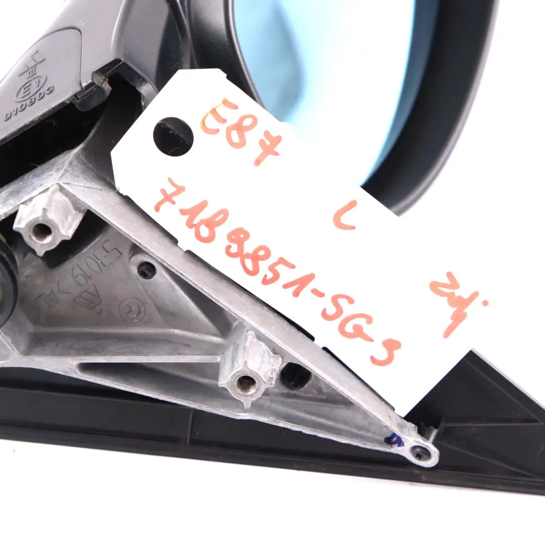 Heated Left Wing Mirror N/S Sparkling Graphite Metallic A22 to BMW 1 Series 5 E87 with Part number 7189851 BMW 1 Series 5 E87 Heated Left Wing Mirror N/S Sparkling Graphite Metallic A22 - SKU rhd-7189851-SG5 - Part number 7189851