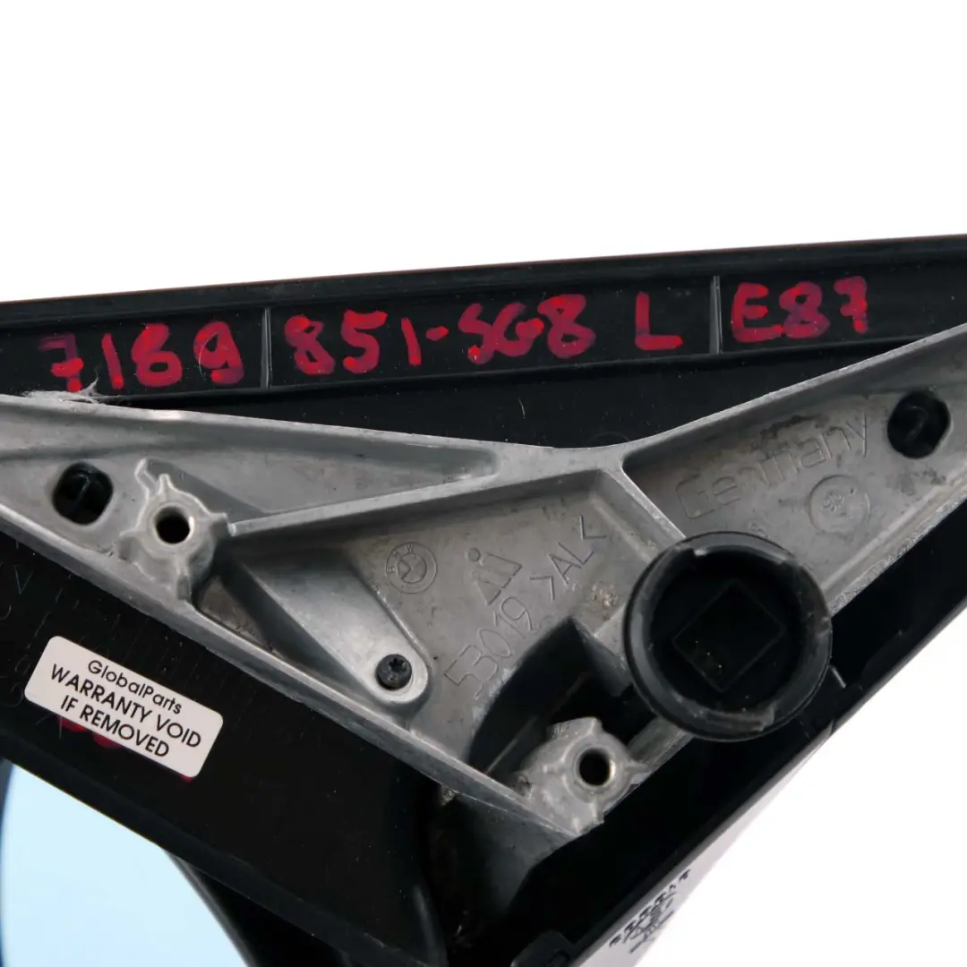 Wing Mirror BMW 7 E87 3-Pin Left N/S Sparkling Graphite Metallic A22 to with Part number 7189851 Wing Mirror BMW 7 E87 3-Pin Left N/S Sparkling Graphite Metallic A22 - SKU rhd-7189851-SG8 - Part number 7189851