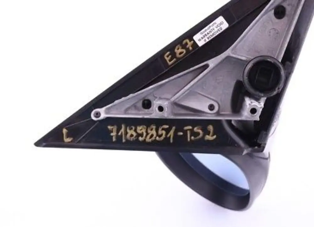 Heated Left Wing Mirror N/S Titansilber Titan Silver Metallic to BMW 1 Series E87 with Part number 7189851 BMW 1 Series E87 Heated Left Wing Mirror N/S Titansilber Titan Silver Metallic - SKU rhd-7189851-TS2 - Part number 7189851