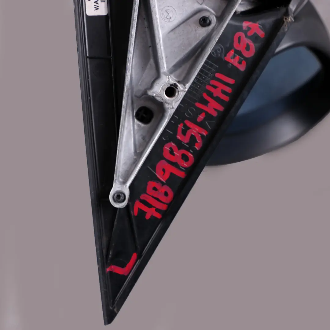 Outside Heated Left Wing Mirror N/S White 5 Pin to BMW 1 Series E87 with Part number 7189851 BMW 1 Series E87 Outside Heated Left Wing Mirror N/S White 5 Pin - SKU rhd-7189851-WHI - Part number 7189851