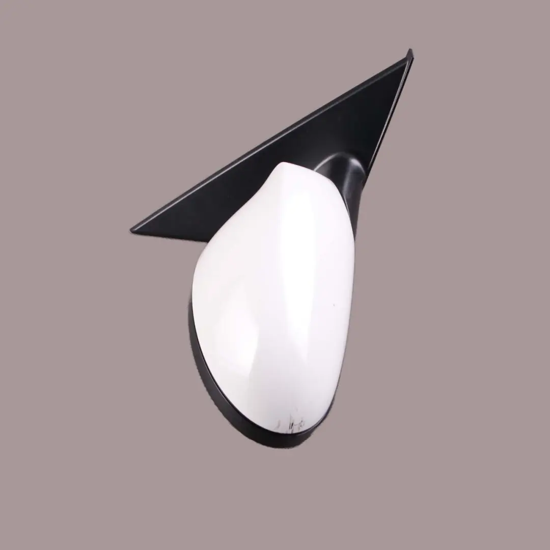 Heated Right Wing Mirror O/S 5 Pin Alpinweiss Alpine White 300 to BMW 1 Series E87 with Part number 7189852 BMW 1 Series E87 Heated Right Wing Mirror O/S 5 Pin Alpinweiss Alpine White 300 - SKU rhd-7189852-AW1 - Part number 7189852