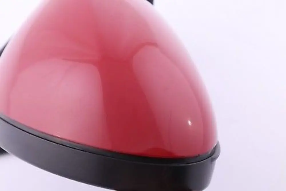 BMW 1 Series E87 Driver Right Heated Wing Mirror O/S Karmesinrot Crimson Red A61 - SKU rhd-7189852-KAR - Part number 7189852