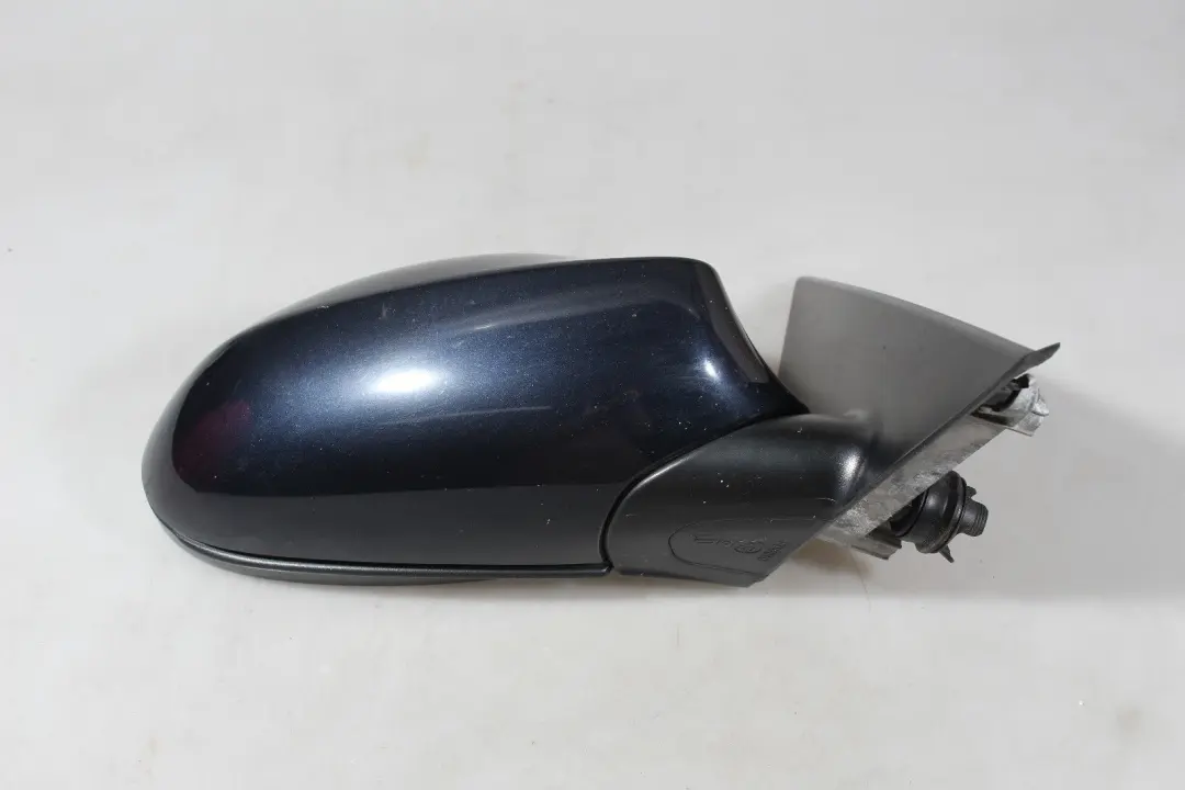Heated Right Wing Mirror 5 Pins O/S Monacoblau Blue A35 to BMW 1 Series E87 with Part number 7189852 BMW 1 Series E87 Heated Right Wing Mirror 5 Pins O/S Monacoblau Blue A35 - SKU rhd-7189852-MB - Part number 7189852