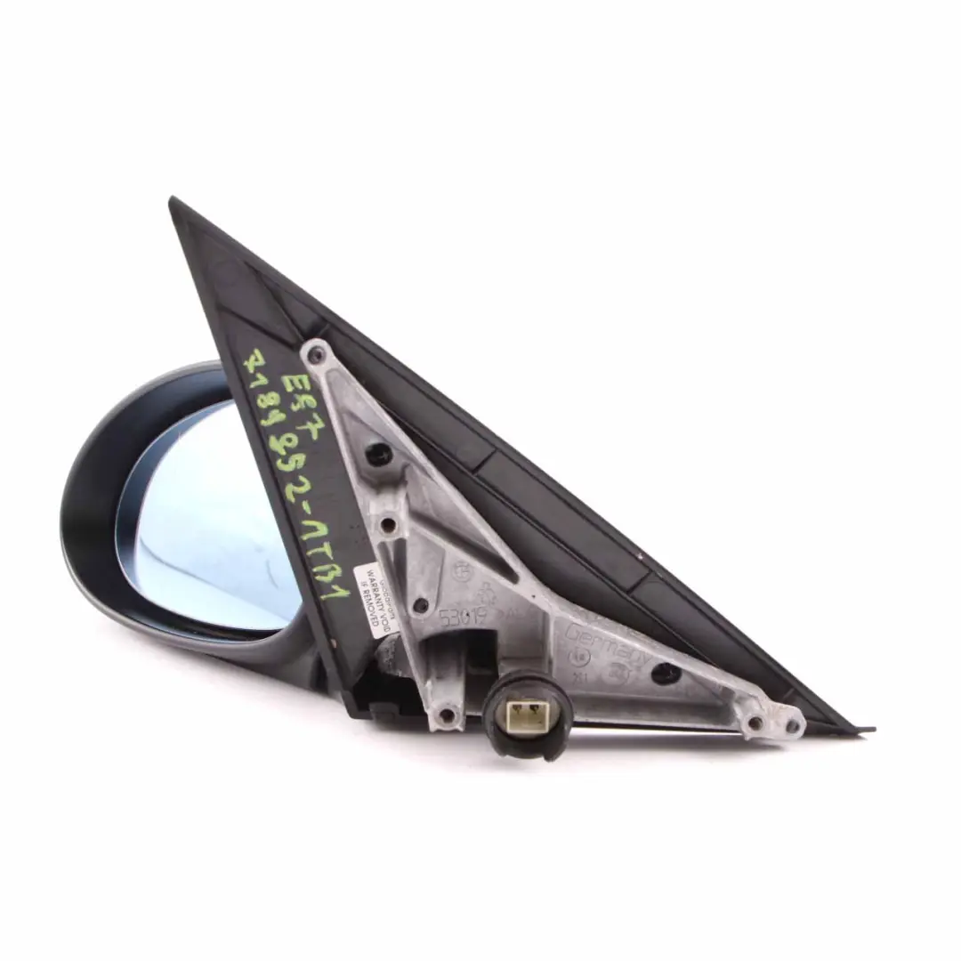 Wing Mirror Heated Right Door O/S Montegoblau Metallic Blue A51 to BMW E87 with Part number 7189852 BMW E87 Wing Mirror Heated Right Door O/S Montegoblau Metallic Blue A51 - SKU rhd-7189852-MTB1 - Part number 7189852