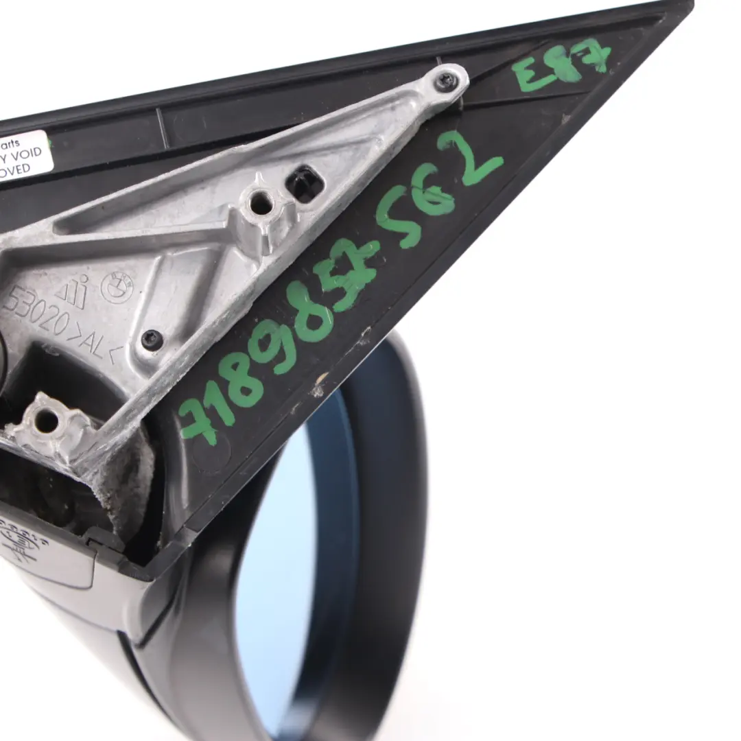 Wing Mirror Door Right O/S Sparkling Graphite Metallic A22 to BMW E87 with Part number 7189852 BMW E87 Wing Mirror Door Right O/S Sparkling Graphite Metallic A22 - SKU rhd-7189852-SG2 - Part number 7189852