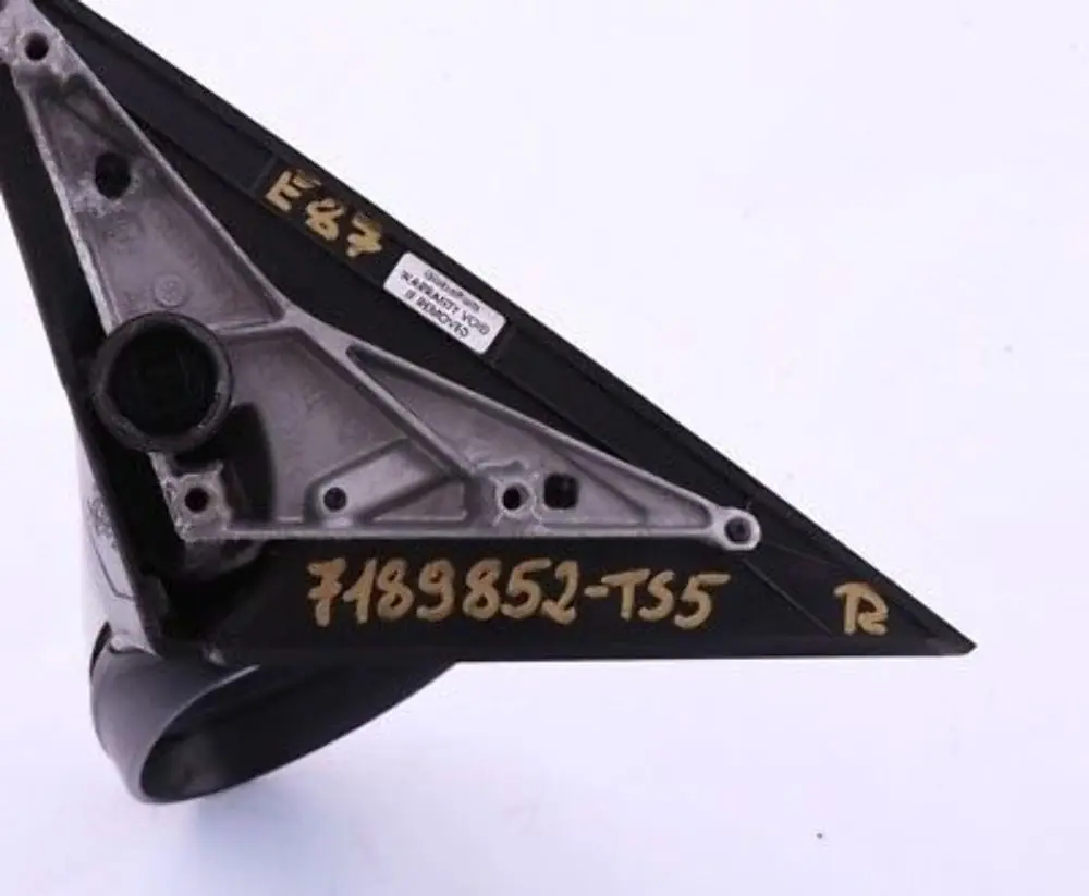 Heated Right Wing Mirror O/S Titansilber Titan Silver 354 to BMW 1 Series 5 E87 with Part number 7189852 BMW 1 Series 5 E87 Heated Right Wing Mirror O/S Titansilber Titan Silver 354 - SKU rhd-7189852-TS5 - Part number 7189852