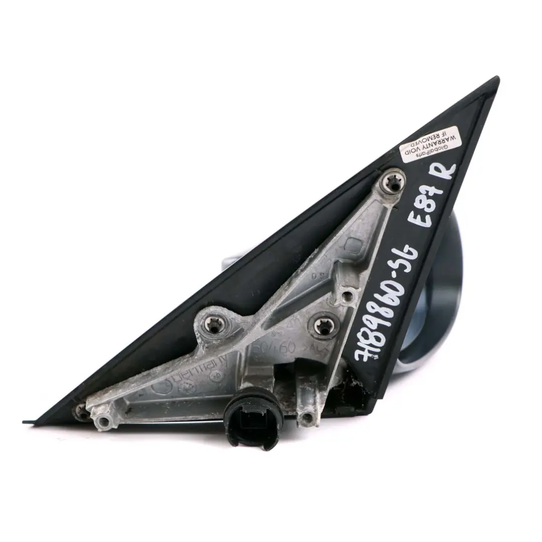 BMW E87 High Gloss Right Wing Mirror O/S Memory Sparkling Graphite Metallic A22 - SKU rhd-7189904-SG - Part number 7189904