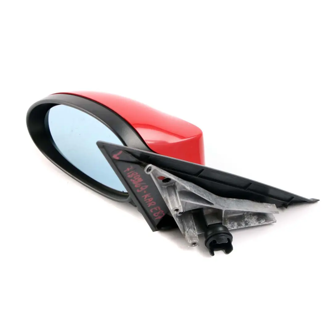  Door Wing Mirror BMW E87 Power Fold Left N/S Heated Karmesinrot Crimson Red A61 - SKU rhd-7189869-KAR - Part number 7189869