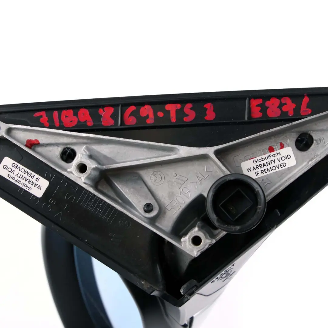 Wing Mirror BMW E87 Power Fold Electric Left N/S Heated Titansilber Titan Silver to with Part number 7189869 Wing Mirror BMW E87 Power Fold Electric Left N/S Heated Titansilber Titan Silver - SKU rhd-7189869-TS3 - Part number 7189869