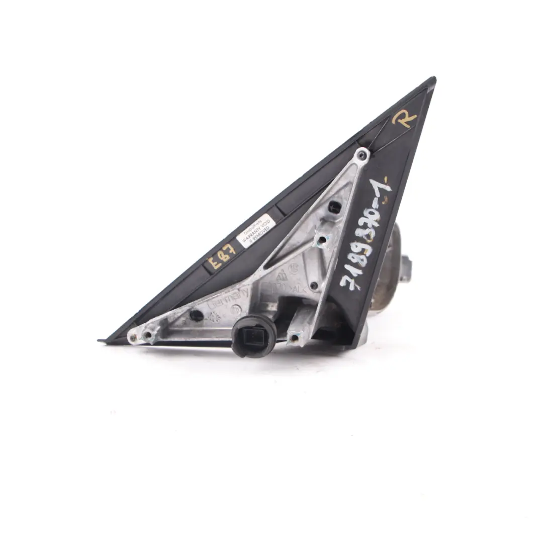 Wing Mirror Base BMW E87 Outside Heated Power Fold Right O/S 3 Pins to with Part number 7189870 Wing Mirror Base BMW E87 Outside Heated Power Fold Right O/S 3 Pins - SKU rhd-7189870-2 - Part number 7189870