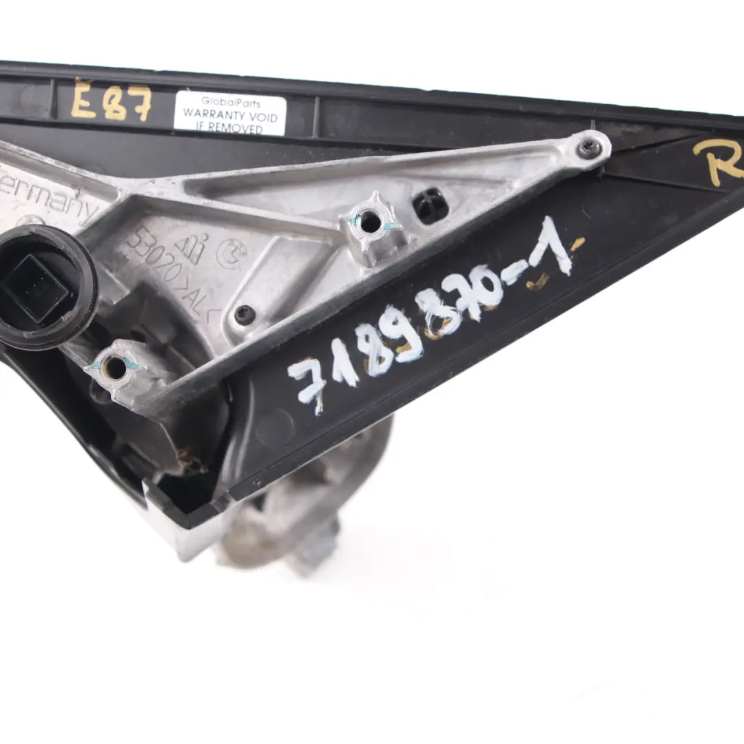  Wing Mirror Base BMW E87 Outside Heated Power Fold Right O/S 3 Pins - SKU rhd-7189870-2 - Part number 7189870