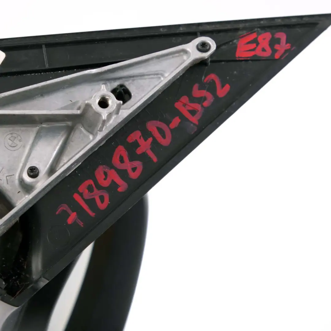 Wing Mirror BMW E87 Heated Power Fold Right O/S Door Black Sapphire Metallic 475 to with Part number 7189870 Wing Mirror BMW E87 Heated Power Fold Right O/S Door Black Sapphire Metallic 475 - SKU rhd-7189870-BS2 - Part number 7189870