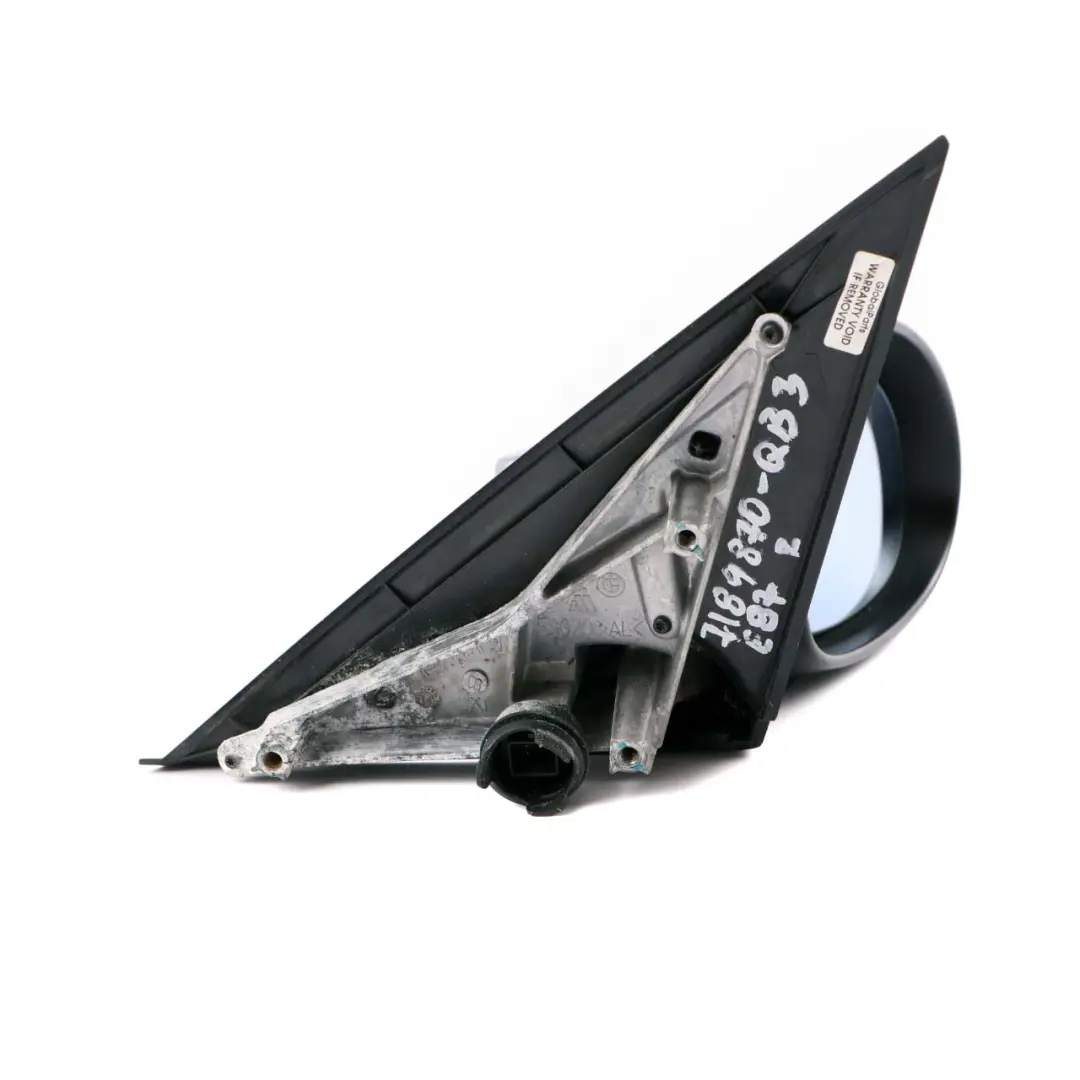BMW 1 E87 3 Power Fold Heated Right Wing Mirror O/S Quarzblau Quartz Blue A18 - SKU rhd-7189870-QB3 - Part number 7189870