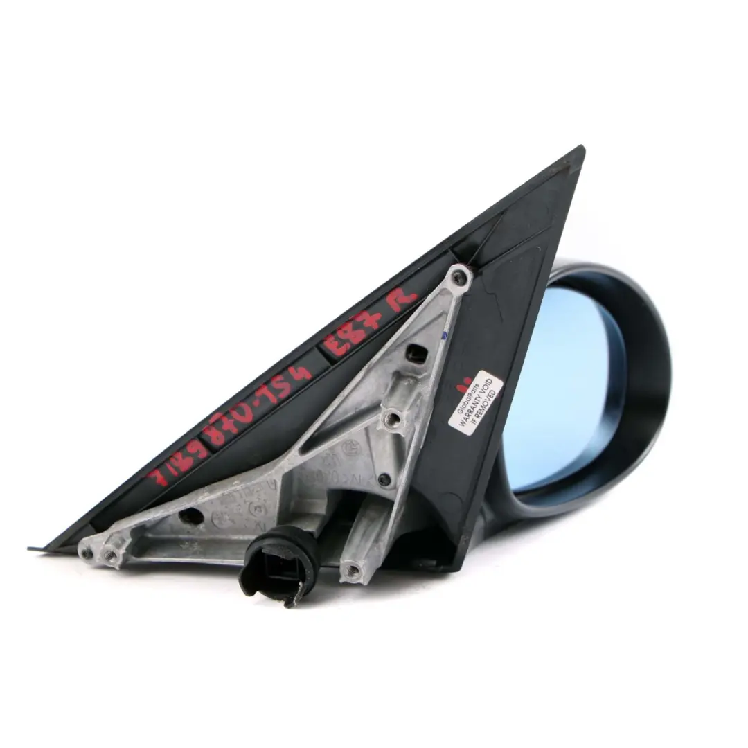  Wing Mirror BMW E87 Power Fold Folding Heated Electric Right Titansilber Silver - SKU rhd-7189870-TS4 - Part number 7189870