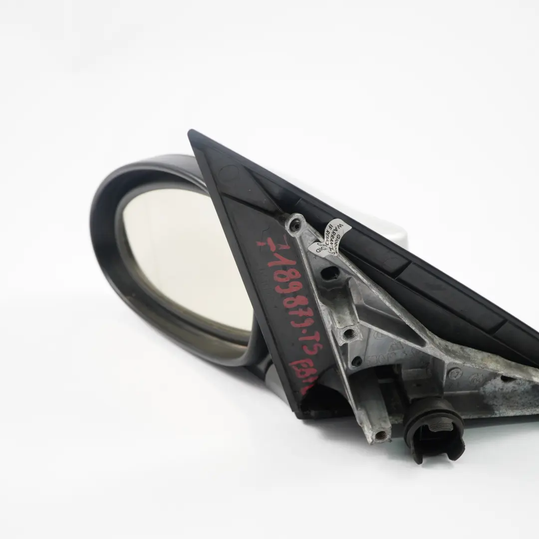 Wing Mirror BMW E87 Power Fold Auto Dip Left N/S Titansilber Titanium Silver 354 to with Part number 7189879 Wing Mirror BMW E87 Power Fold Auto Dip Left N/S Titansilber Titanium Silver 354 - SKU rhd-7189879-TS - Part number 7189879