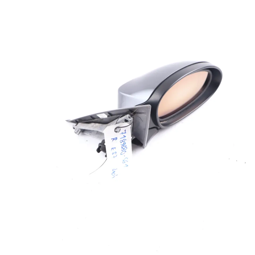 Wing Mirror Power Fold Right O/S 3 Pins Sparkling Graphite - A22 to BMW E87 with Part number 7189880 BMW E87 Wing Mirror Power Fold Right O/S 3 Pins Sparkling Graphite - A22 - SKU rhd-7189880-SG1 - Part number 7189880