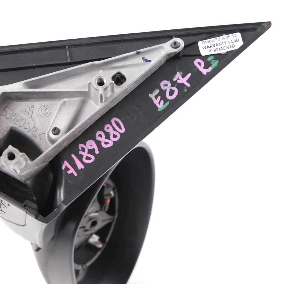 BMW E87 Wing Mirror Base Auto Dip Heated Memory Right O/S Carrier Support 3 Pins - SKU rhd-7189880 - Part number 7189880