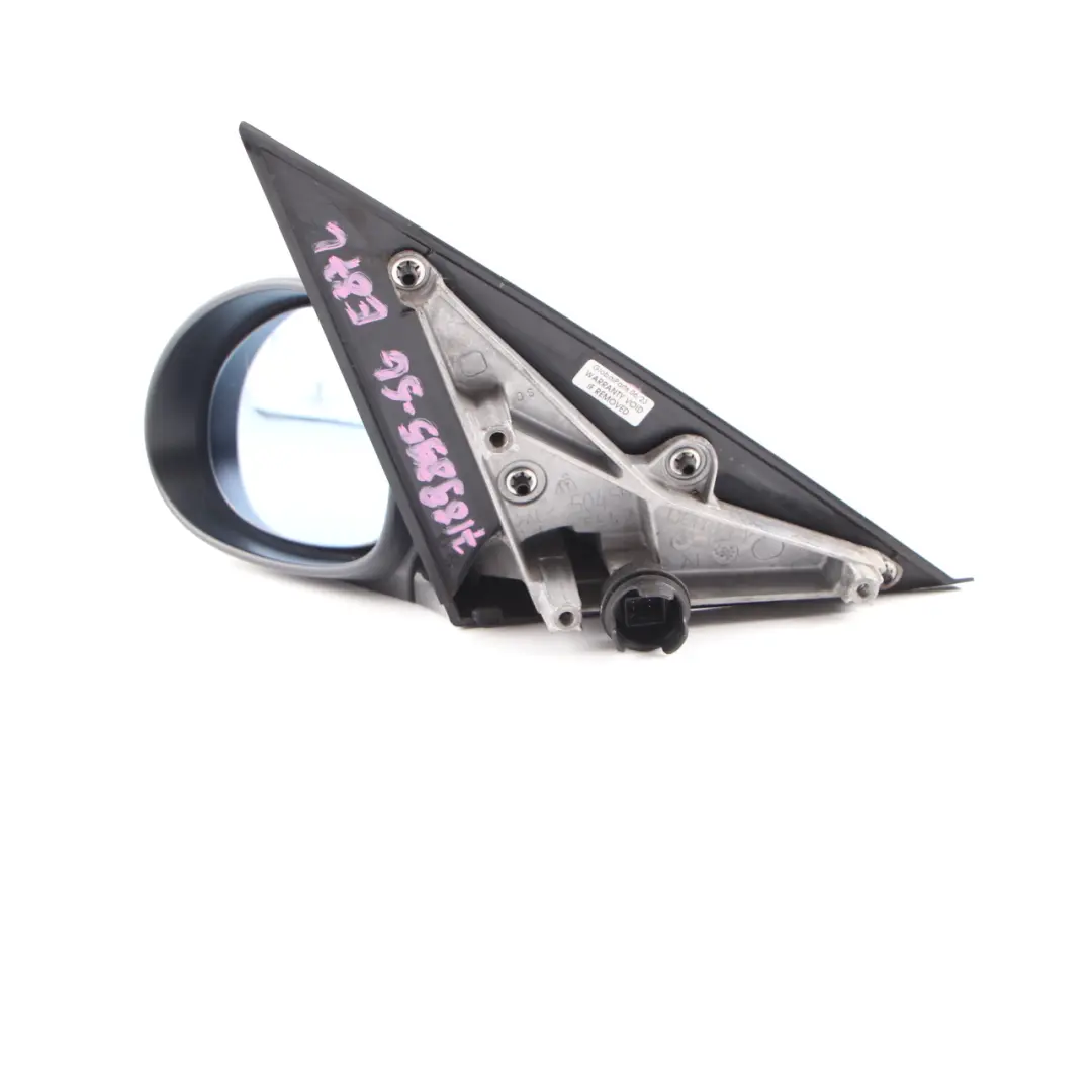 Heated Left Wing Mirror N/S Shadow Line Sparkling Graphite A22 to BMW E87 with Part number 7189895 BMW E87 Heated Left Wing Mirror N/S Shadow Line Sparkling Graphite A22 - SKU rhd-7189895-SG - Part number 7189895