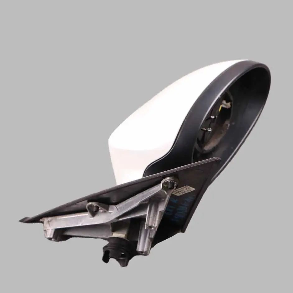  Wing Mirror BMW E87 Heated Right O/S High Gloss Alpinweiss Alpine White 300 - SKU rhd-7189896-AW - Part number 7189896