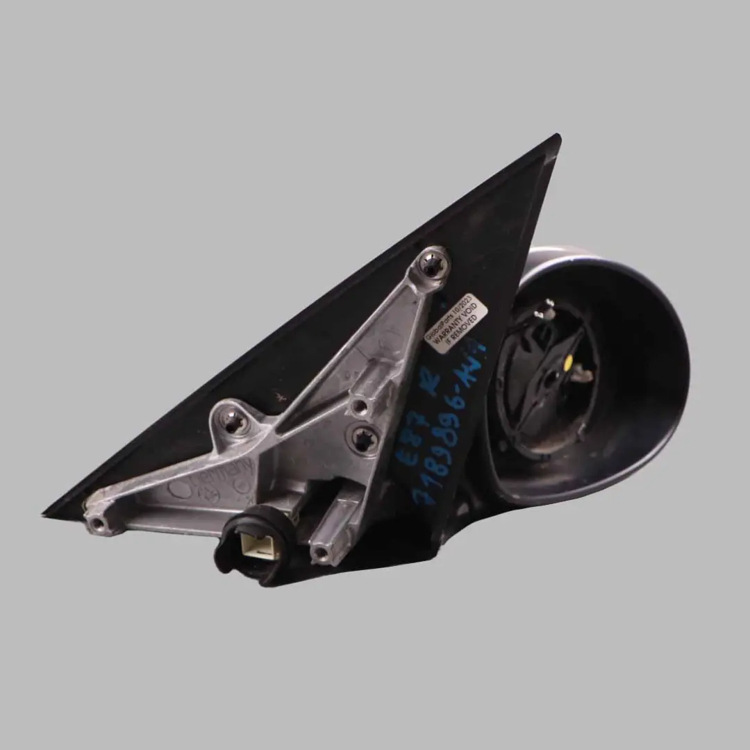 Wing Mirror BMW E87 Heated Right O/S High Gloss Alpinweiss Alpine White 300 to with Part number 7189896 Wing Mirror BMW E87 Heated Right O/S High Gloss Alpinweiss Alpine White 300 - SKU rhd-7189896-AW - Part number 7189896