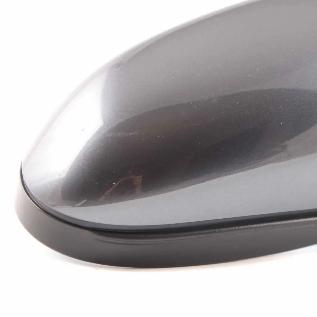 Heated Right Wing Mirror O/S High Gloss Sparkling Graphite Metallic A22 to BMW E87 with Part number 7189896 BMW E87 Heated Right Wing Mirror O/S High Gloss Sparkling Graphite Metallic A22 - SKU rhd-7189896-SG - Part number 7189896