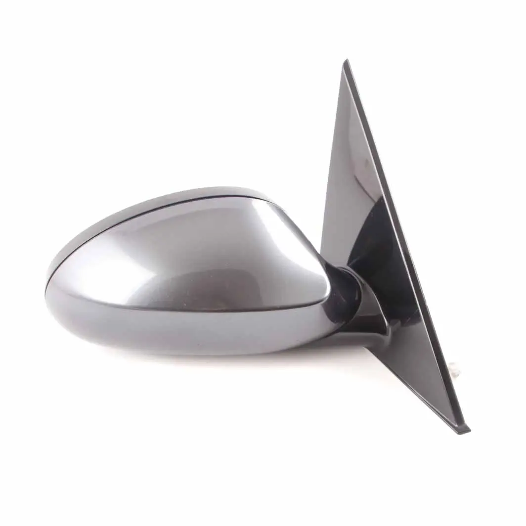 Heated Right Wing Mirror O/S High Gloss Sparkling Graphite Metallic A22 to BMW E87 with Part number 7189896 BMW E87 Heated Right Wing Mirror O/S High Gloss Sparkling Graphite Metallic A22 - SKU rhd-7189896-SG - Part number 7189896