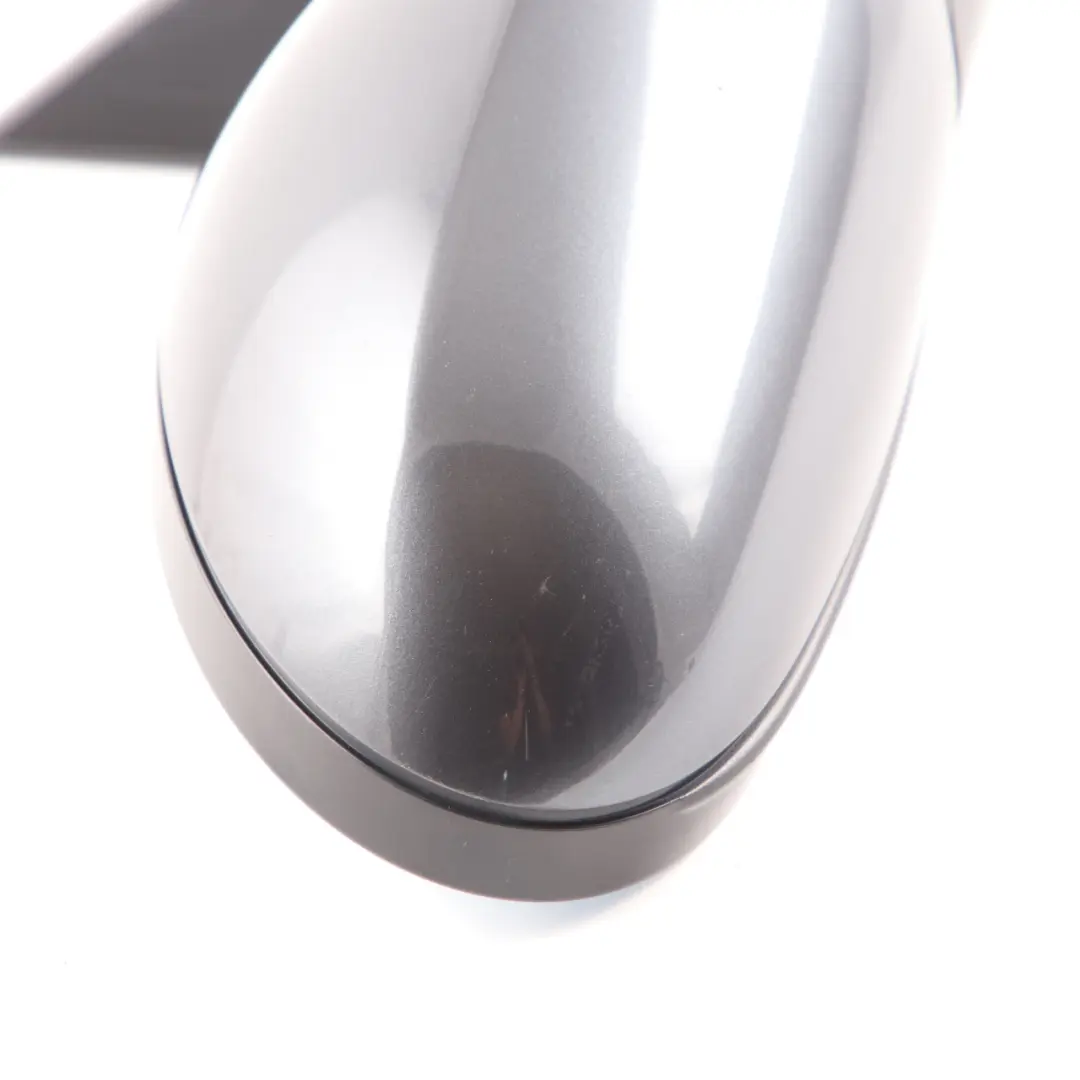 BMW E87 Heated Right Wing Mirror O/S High Gloss Sparkling Graphite Metallic A22 - SKU rhd-7189896-SG - Part number 7189896