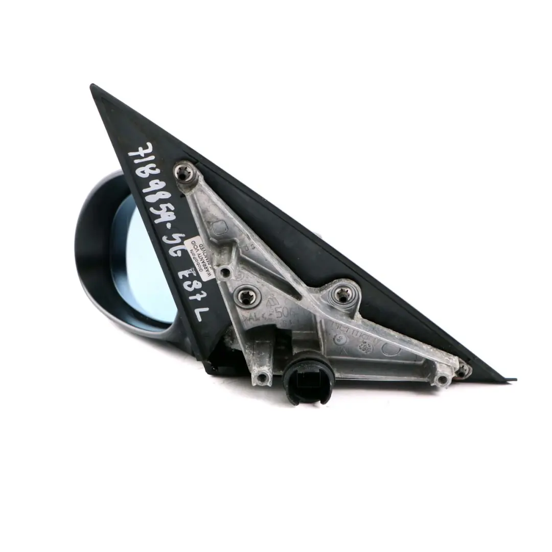 BMW E87 High Gloss Left Wing Mirror N/S Memory Sparkling Graphite Metallic A22 - SKU rhd-7189903-SG - Part number 7189903