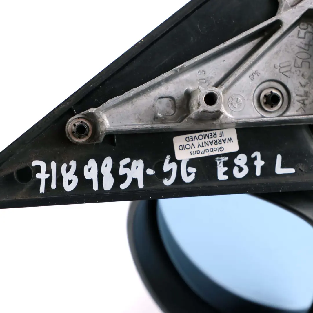 BMW E87 High Gloss Left Wing Mirror N/S Memory Sparkling Graphite Metallic A22 - SKU rhd-7189903-SG - Part number 7189903