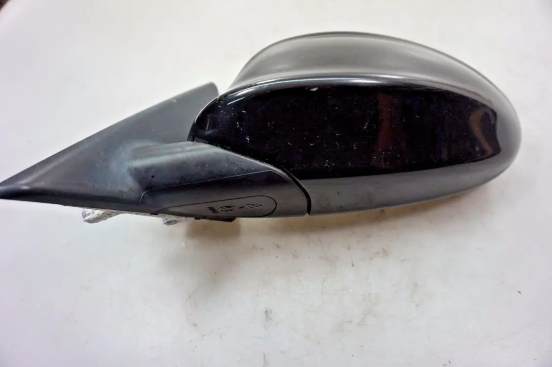 BMW 3 Series 6 E90 E91 Heated Left Wing Mirror N/S Black Sapphire Metallic 475 - SKU rhd-7189947-BS6 - Part number 7189947