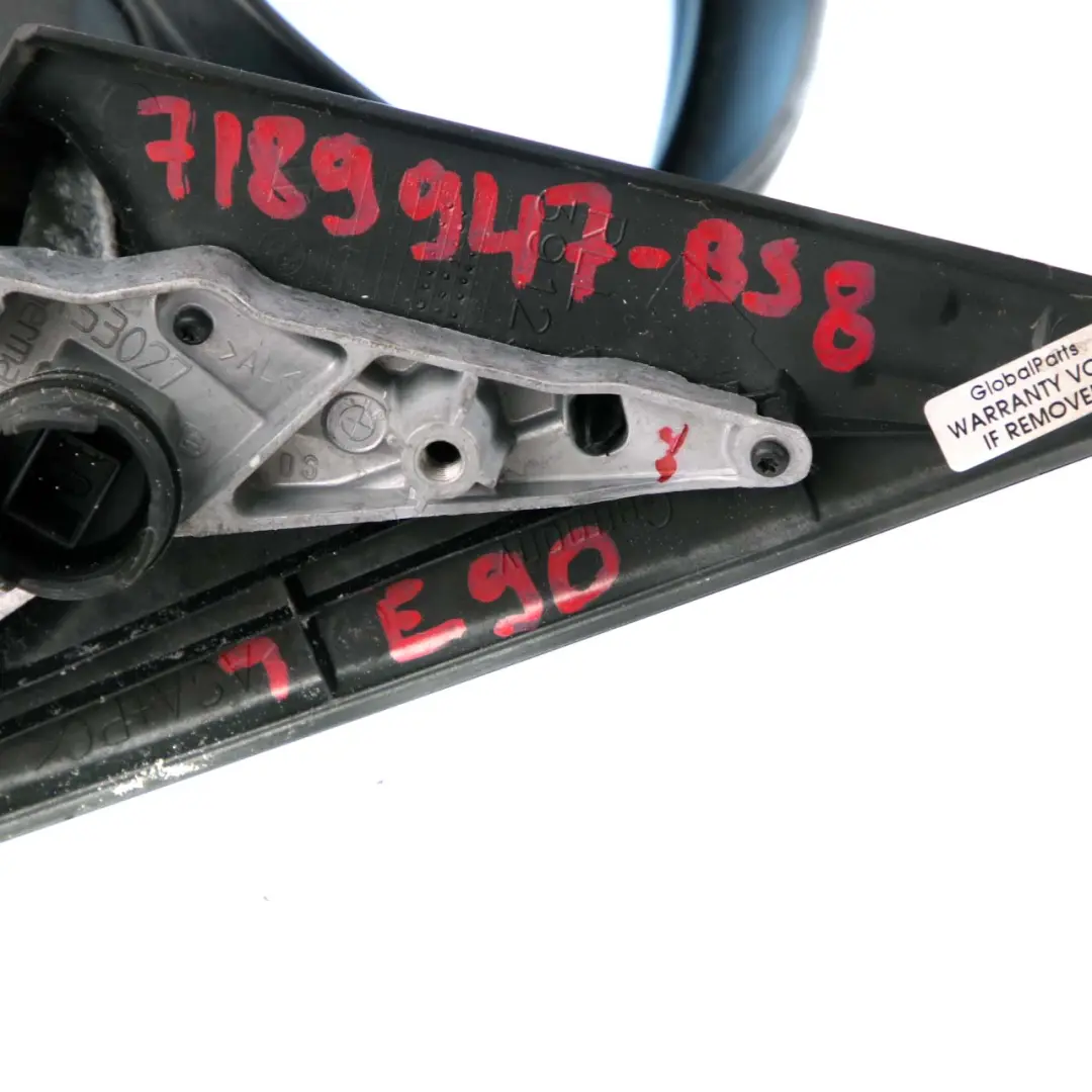 Wing Mirror BMW E90 E91 Outside Heated Left N/S Door Black Sapphire Metallic 475 to with Part number 7189947 Wing Mirror BMW E90 E91 Outside Heated Left N/S Door Black Sapphire Metallic 475 - SKU rhd-7189947-BS8 - Part number 7189947