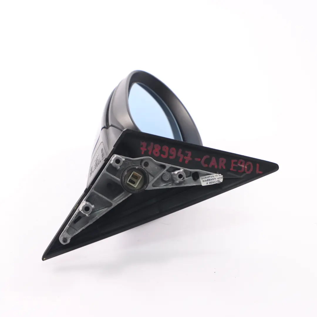 Wing Mirror BMW E90 E91 Heated Left Passenger N/S Door Outside Carbon Black 416 to with Part number 7189947 Wing Mirror BMW E90 E91 Heated Left Passenger N/S Door Outside Carbon Black 416 - SKU rhd-7189947-CAR - Part number 7189947