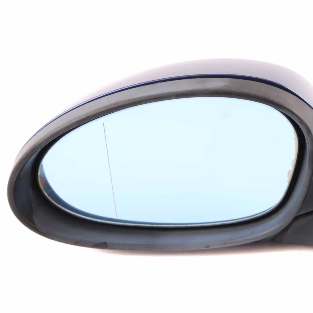 BMW 3 Series 1 E90 E91 Heated Left Wing Mirror N/S Montegoblau Montego Blue A51 - SKU rhd-7189947-MTB1 - Part number 7189947