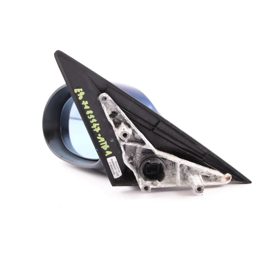 BMW 3 Series 1 E90 E91 Heated Left Wing Mirror N/S Montegoblau Montego Blue A51 - SKU rhd-7189947-MTB1 - Part number 7189947