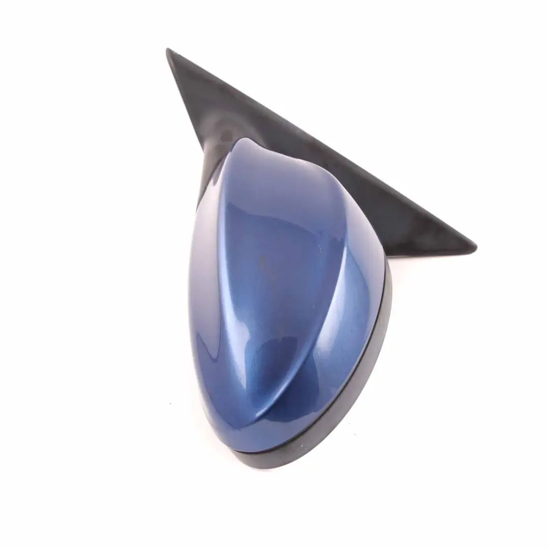 BMW 3 Series 1 E90 E91 Heated Left Wing Mirror N/S Montegoblau Montego Blue A51 - SKU rhd-7189947-MTB1 - Part number 7189947