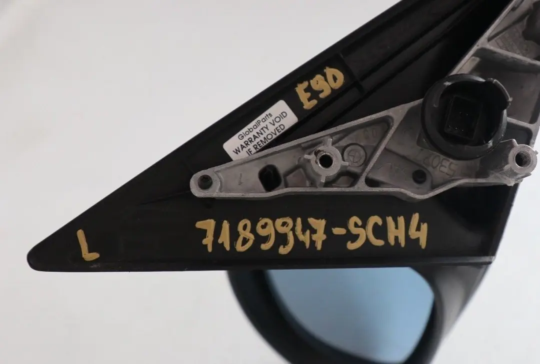 Heated Left Wing Mirror 5 Pins N/S Schwarz 2 Black 668 to BMW 3 Series 4 E90 E91 with Part number 7189947 BMW 3 Series 4 E90 E91 Heated Left Wing Mirror 5 Pins N/S Schwarz 2 Black 668 - SKU rhd-7189947-SCH4 - Part number 7189947