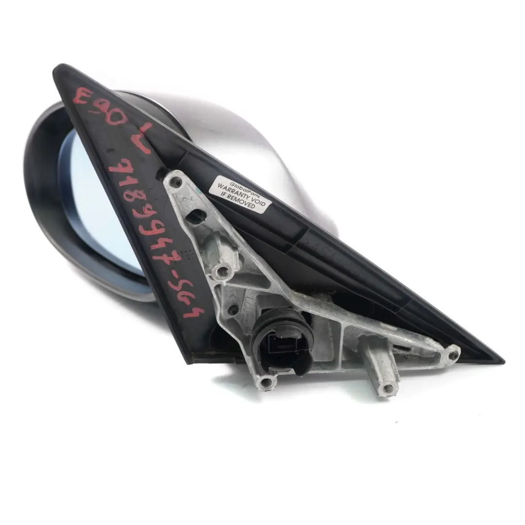 BMW E90 E91 Heated Left Wing Mirror N/S Sparkling Graphite Metallic A22 - SKU rhd-7189947-SG4 - Part number 7189947