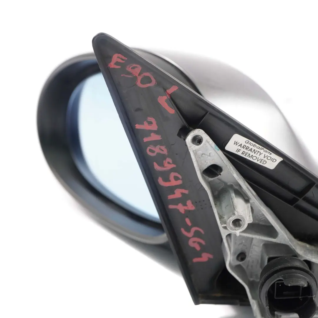 Heated Left Wing Mirror N/S Sparkling Graphite Metallic A22 to BMW E90 E91 with Part number 7189947 BMW E90 E91 Heated Left Wing Mirror N/S Sparkling Graphite Metallic A22 - SKU rhd-7189947-SG4 - Part number 7189947