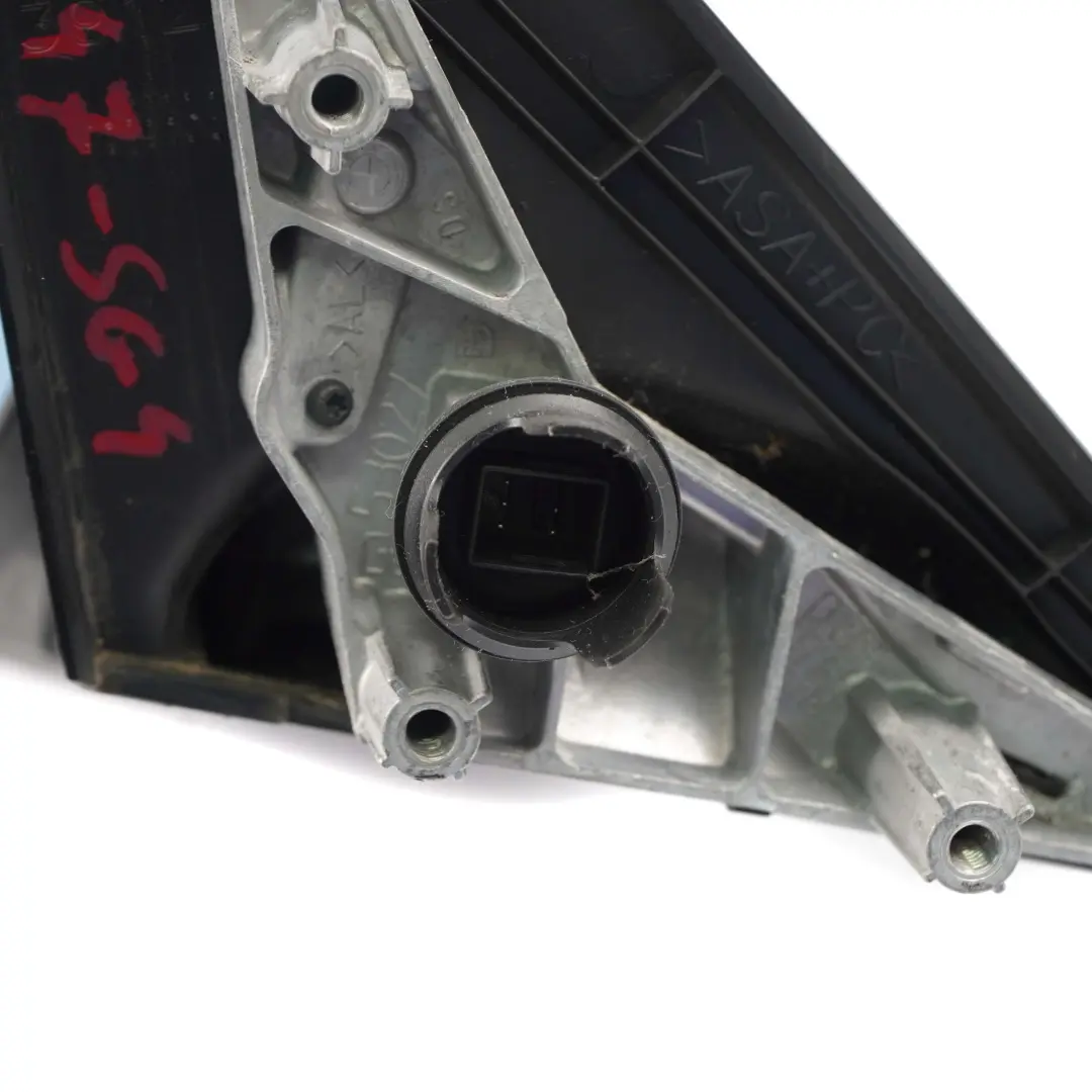 Heated Left Wing Mirror N/S Sparkling Graphite Metallic A22 to BMW E90 E91 with Part number 7189947 BMW E90 E91 Heated Left Wing Mirror N/S Sparkling Graphite Metallic A22 - SKU rhd-7189947-SG4 - Part number 7189947