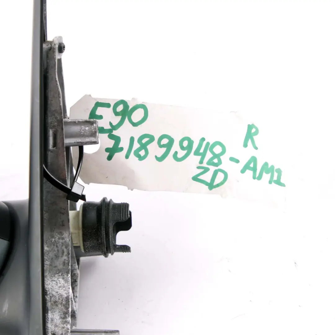 Heated Right Driver Wing Mirror O/S Arktis Metallic A34 to BMW 3 Series 1 E90 E91 with Part number 7189948 BMW 3 Series 1 E90 E91 Heated Right Driver Wing Mirror O/S Arktis Metallic A34 - SKU rhd-7189948-AM1 - Part number 7189948