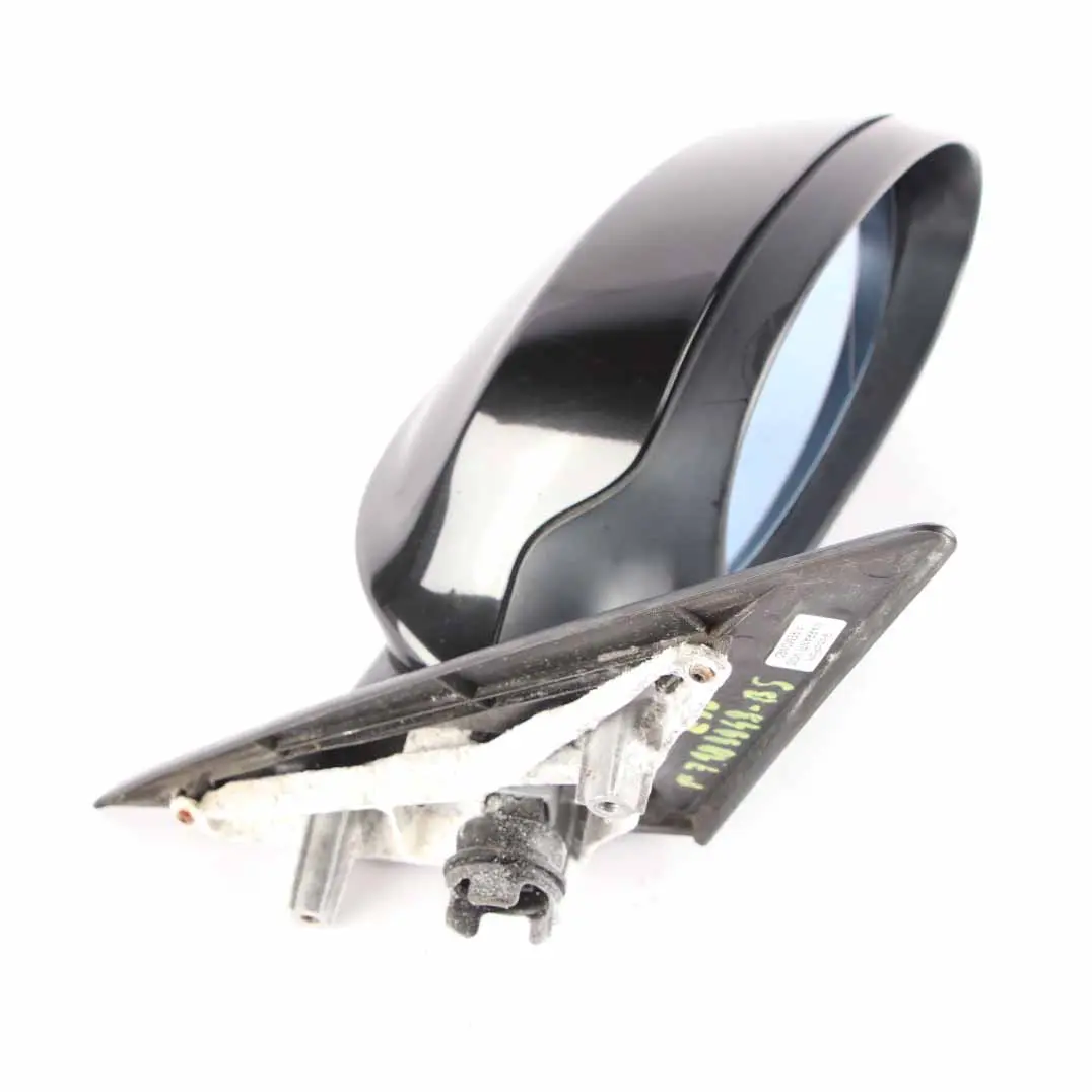 BMW 3 E90 E91 Heated Right O/S Door Wing Mirror Black Sapphire Metallic 475 - SKU rhd-7189948-BS - Part number 7189948