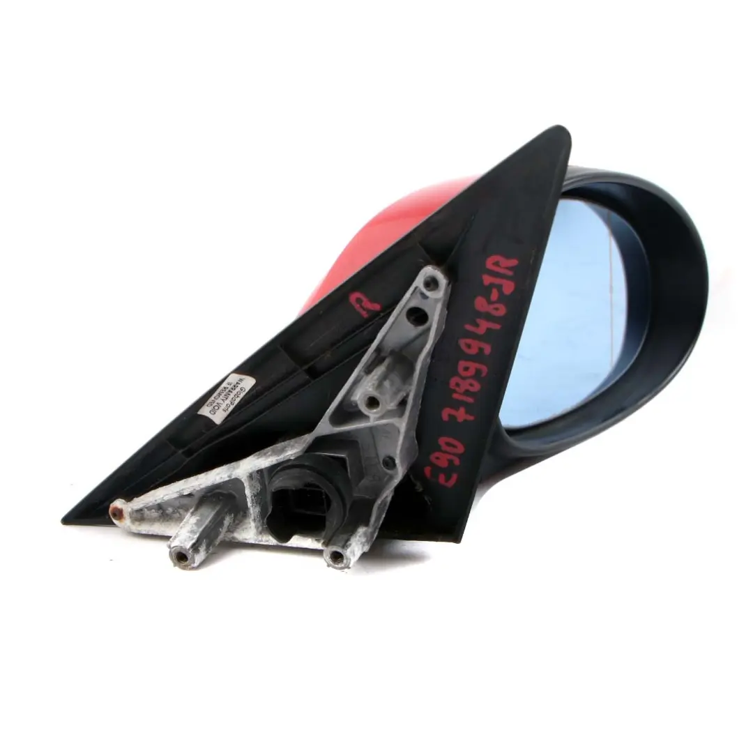  Door Wing Mirror BMW E90 E91 Heated Right O/S Japanrot Japan Red 438 - SKU rhd-7189948-JR1 - Part number 7189948