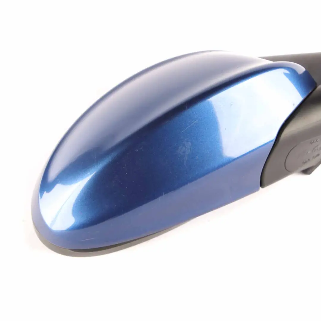 Heated Right Wing Mirror O/S Montegoblau Montego Blue to BMW 3 Series 1 E90 E91 with Part number 7189948 BMW 3 Series 1 E90 E91 Heated Right Wing Mirror O/S Montegoblau Montego Blue - SKU rhd-7189948-MTB1 - Part number 7189948