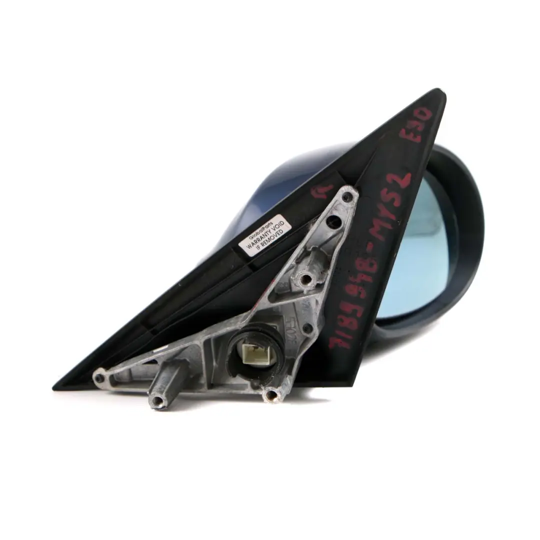 Heated Right Driver Wing Mirror O/S Mysticblau Mystic Blue to BMW 3 E90 E91 2 with Part number 7189948 BMW 3 E90 E91 2 Heated Right Driver Wing Mirror O/S Mysticblau Mystic Blue - SKU rhd-7189948-MYS2 - Part number 7189948