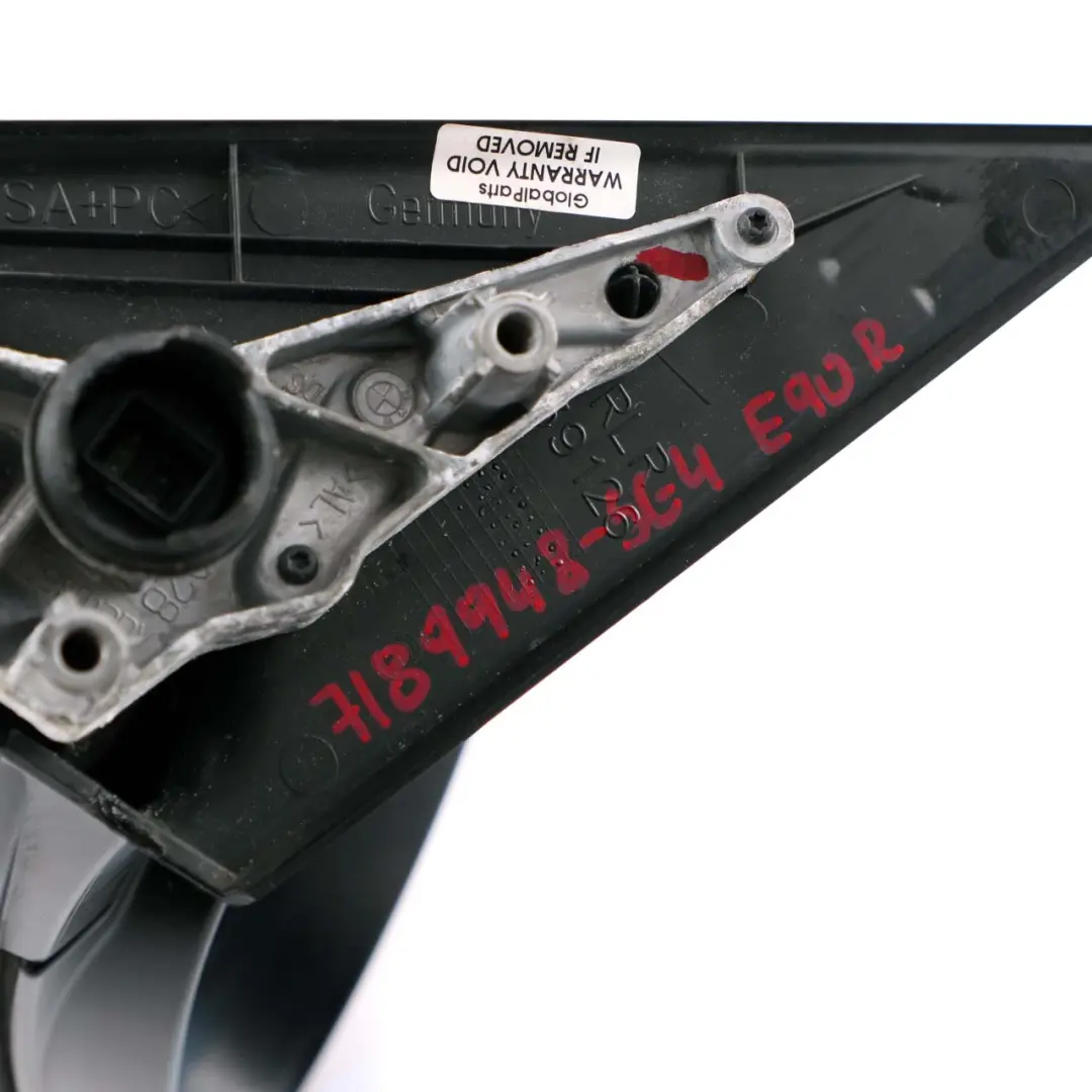 Heated Right Wing Mirror O/S Sparkling Graphite Metallic A22 to BMW 3 E90 E91 with Part number 7189948 BMW 3 E90 E91 Heated Right Wing Mirror O/S Sparkling Graphite Metallic A22 - SKU rhd-7189948-SG4 - Part number 7189948