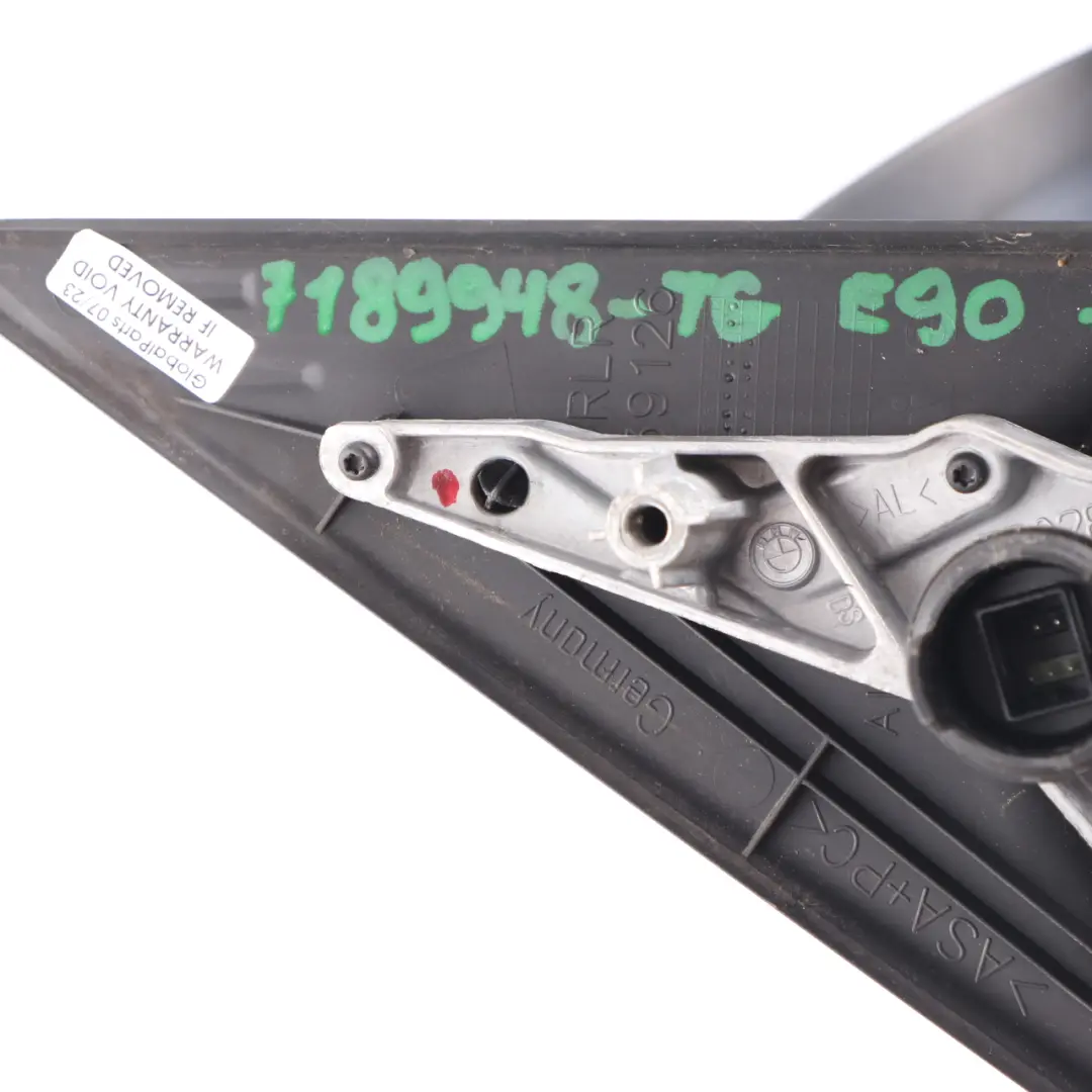 Heated Right O/S Wing Mirror Tiefgruen Deep Green A43 to BMW E90 E91 with Part number 7189948 BMW E90 E91 Heated Right O/S Wing Mirror Tiefgruen Deep Green A43 - SKU rhd-7189948-TG - Part number 7189948
